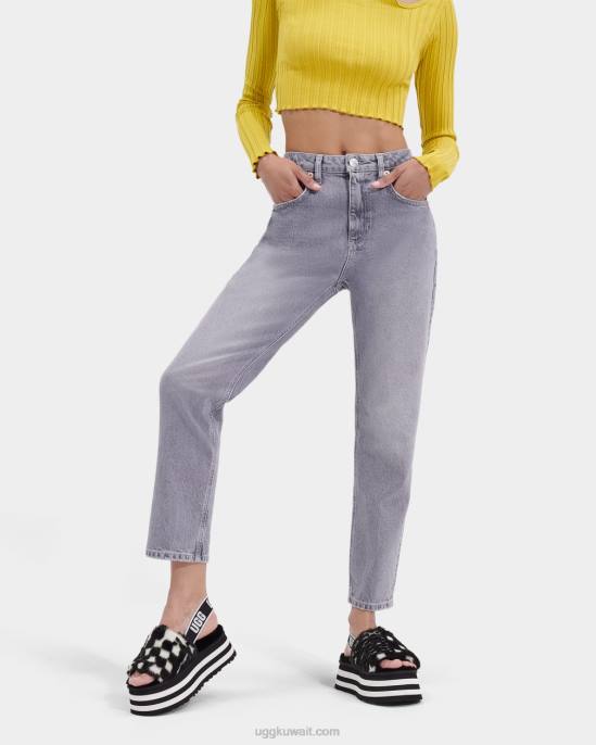 ديسكو يتحقق من الشريحة أسود / أبيض نحيف UGG 08HB51