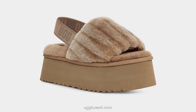 ديسكو شيربا سروال قصير كستناء نحيف UGG 08HB55