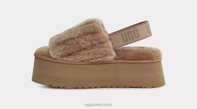 ديسكو شيربا سروال قصير كستناء نحيف UGG 08HB55