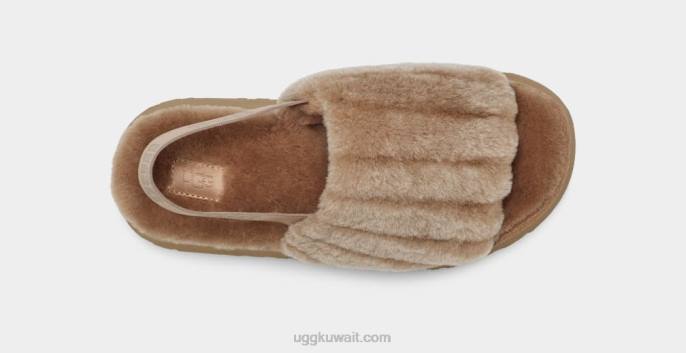 ديسكو شيربا سروال قصير كستناء نحيف UGG 08HB55