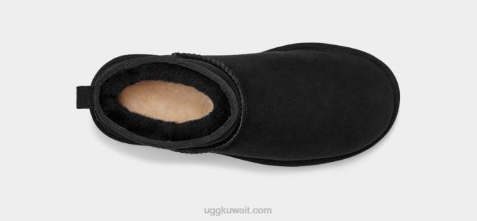 كلاسيك الترا ميني أسود نحيف UGG 08HB560