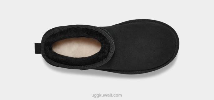 منصة كلاسيكية فائقة الصغر أسود نحيف UGG 08HB589
