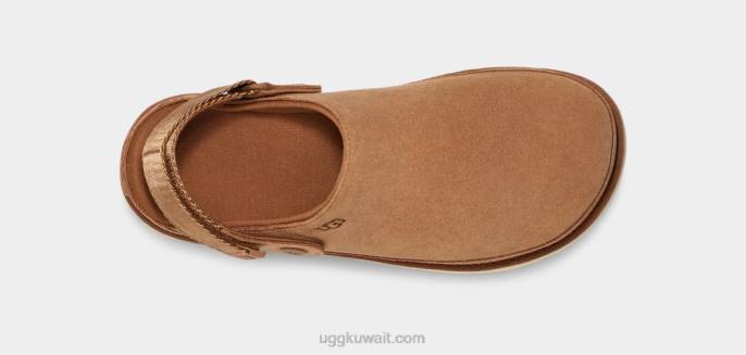 قبقاب جولدن ستار كستناء نحيف UGG 08HB599