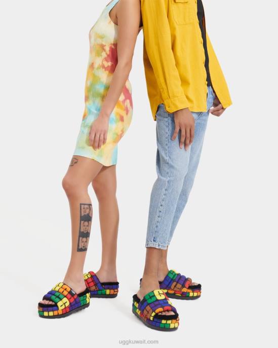 شريحة فخر شعار قوس قزح نحيف UGG 08HB604