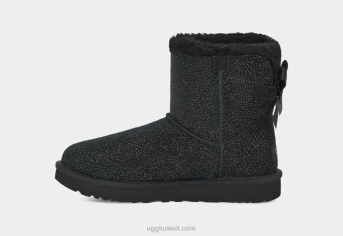 وميض القوس بيلي ميني أسود نحيف UGG 08HB627