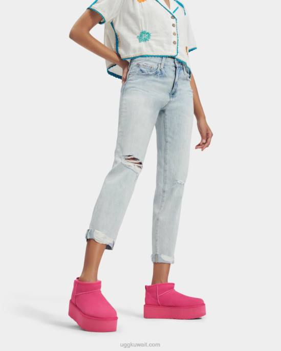 منصة كلاسيكية فائقة الصغر وردي لطيف كل الجنس UGG 08HB632