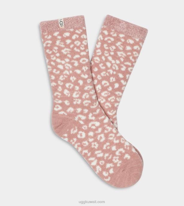 جوزفين جورب مبطن بالصوف نمر منحدر نحيف UGG 08HB644