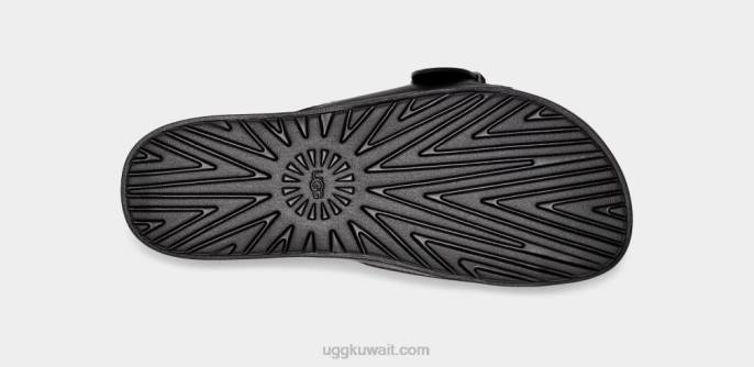 سوليفان مشبك الشريحة جلد أسود نحيف UGG 08HB64