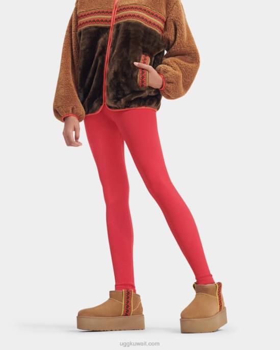 منصة جديلة صغيرة كلاسيكية كستناء نحيف UGG 08HB656