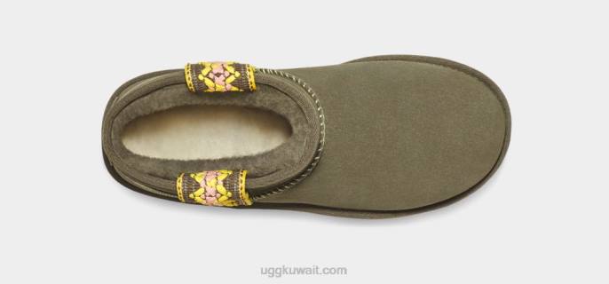 منصة جديلة صغيرة كلاسيكية زيتون محترق نحيف UGG 08HB658