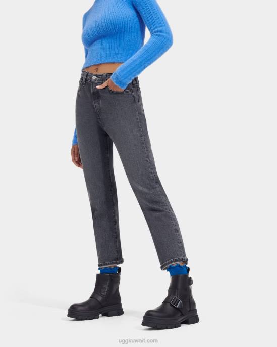 أشتون شورت أسود نحيف UGG 08HB661