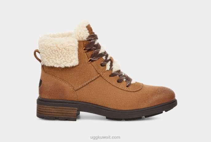 دانتيل هاريسون دافئ كستناء نحيف UGG 08HB663