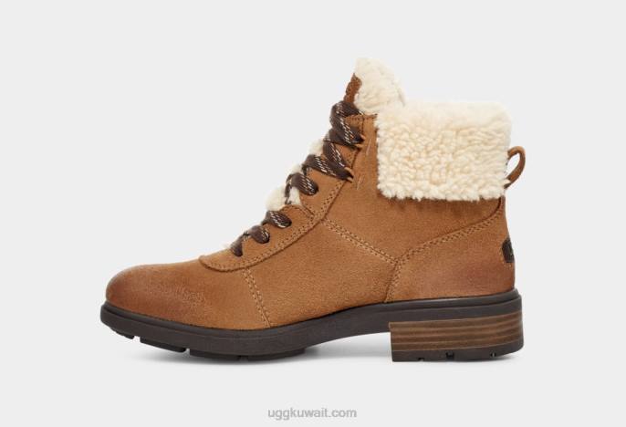 دانتيل هاريسون دافئ كستناء نحيف UGG 08HB663