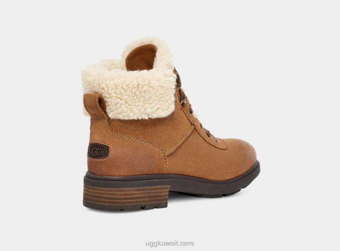 دانتيل هاريسون دافئ كستناء نحيف UGG 08HB663