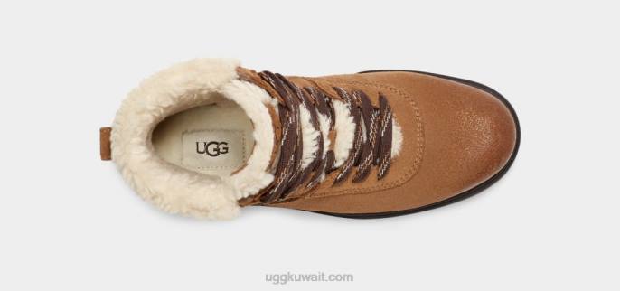 دانتيل هاريسون دافئ كستناء نحيف UGG 08HB663