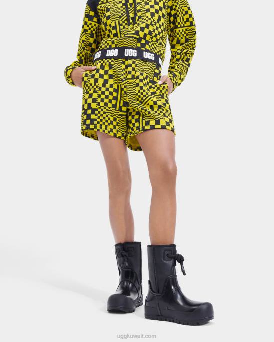 الدانتيل المطر أسود نحيف UGG 08HB673