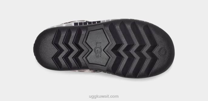 الطول الموجي الكلاسيكي ماكسي ميني أسود / أبيض نحيف UGG 08HB697