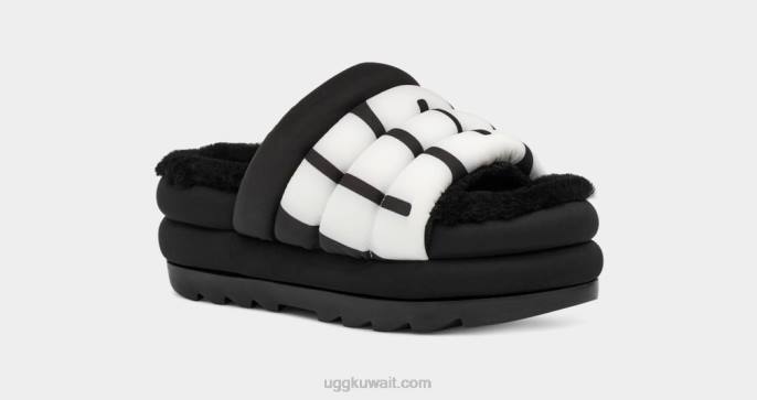 ماكسي شعار الشريحة أسود نحيف UGG 08HB706