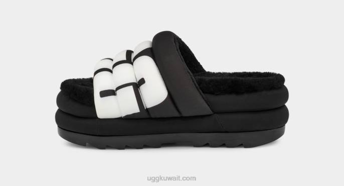 ماكسي شعار الشريحة أسود نحيف UGG 08HB706