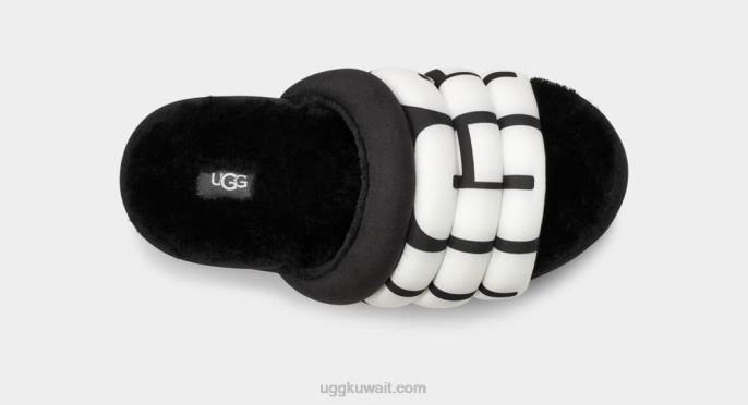 ماكسي شعار الشريحة أسود نحيف UGG 08HB706