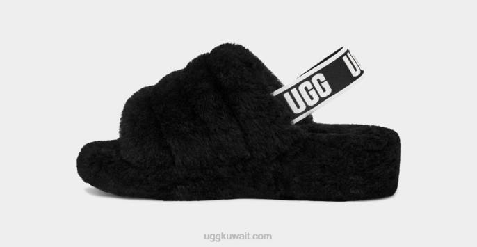 نعم الشريحة زغب أسود نحيف UGG 08HB713