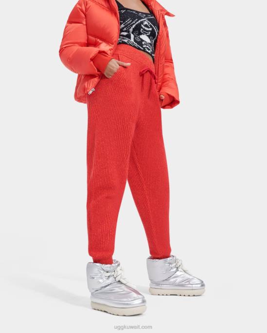 شورت ماكسي كلاسيكي ميتاليك فضي لامع نحيف UGG 08HB736