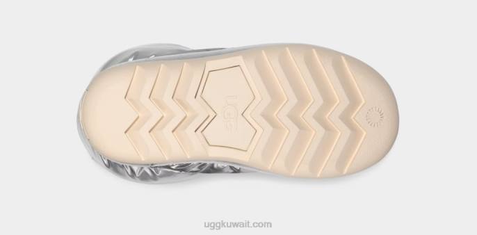 شورت ماكسي كلاسيكي ميتاليك فضي لامع نحيف UGG 08HB736