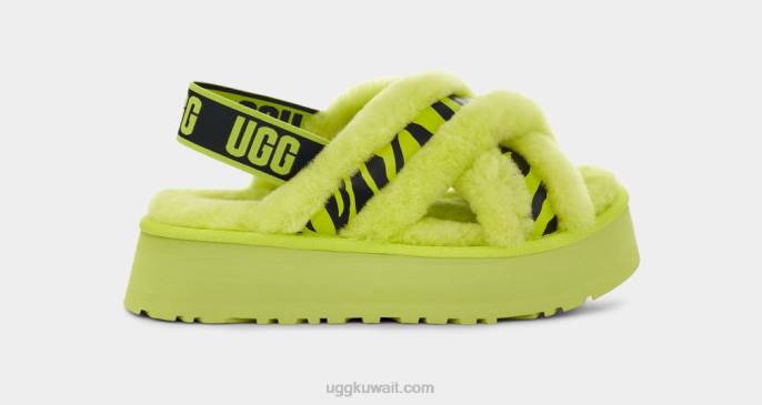 ديسكو عبر الشريحة الحيوانية مفتاح الجير نحيف UGG 08HB737