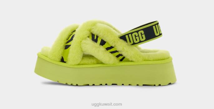 ديسكو عبر الشريحة الحيوانية مفتاح الجير نحيف UGG 08HB737