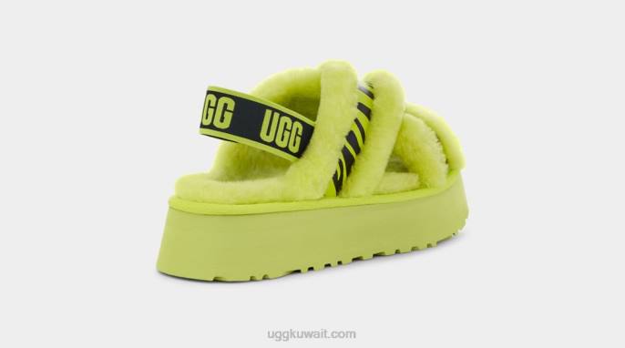 ديسكو عبر الشريحة الحيوانية مفتاح الجير نحيف UGG 08HB737
