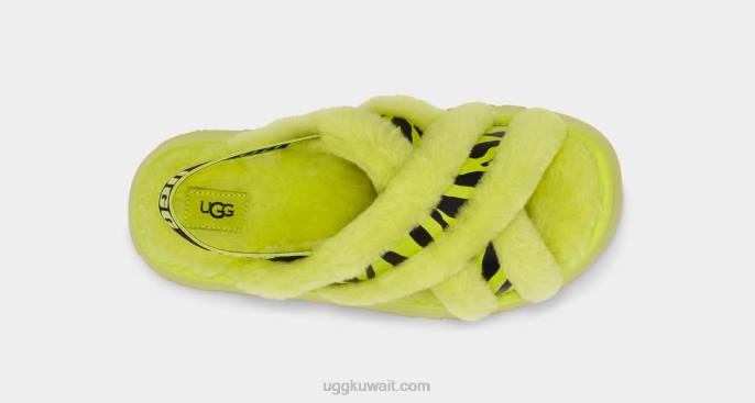 ديسكو عبر الشريحة الحيوانية مفتاح الجير نحيف UGG 08HB737