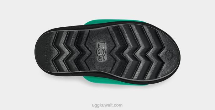 شريحة الرسم ماكسي الزمرد الأخضر / الأسود نحيف UGG 08HB758