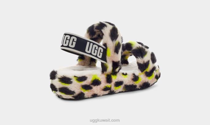 أوه نعم طباعة الفهد مفتاح الجير نحيف UGG 08HB765