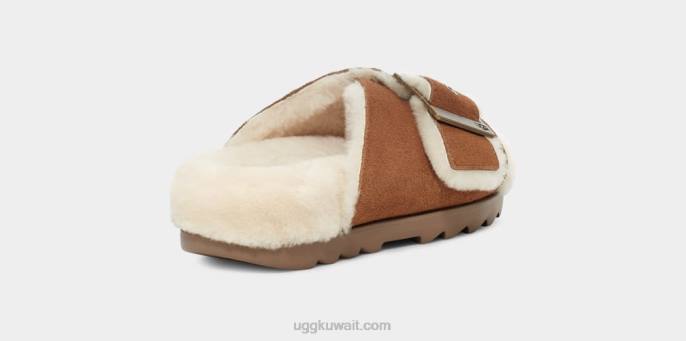 إبزيم منزلق سويدي الكستناء نحيف UGG 08HB788
