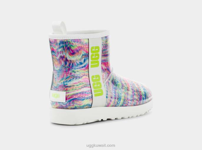 كلاسيكيات صغيرة واضحة أبيض نحيف UGG 08HB805