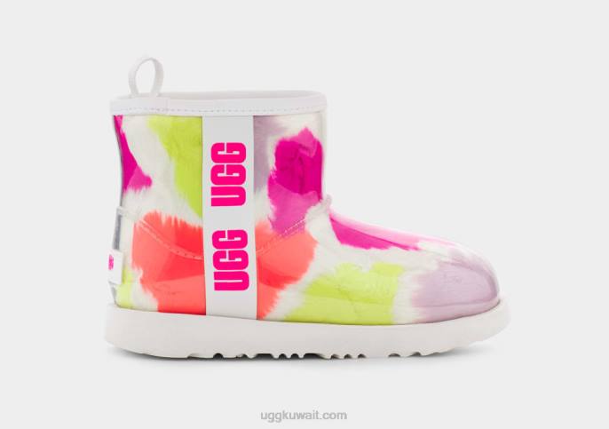 بقع حفلات صغيرة كلاسيكية واضحة أبيض نحيف UGG 08HB806