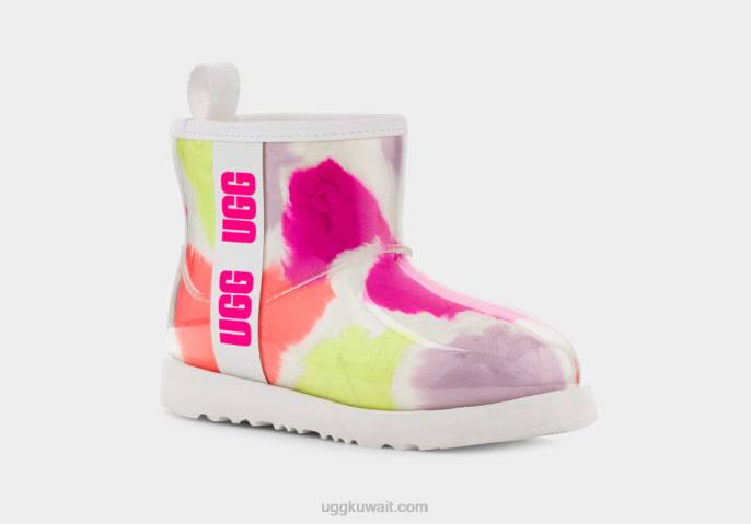 بقع حفلات صغيرة كلاسيكية واضحة أبيض نحيف UGG 08HB806