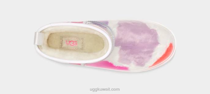 بقع حفلات صغيرة كلاسيكية واضحة أبيض نحيف UGG 08HB806