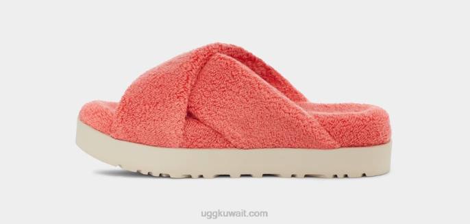 زغب السكر تيري الصليب الشرائح نعيم الخوخ نحيف UGG 08HB821