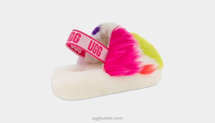 زغب نعم البقع الحزب أبيض نحيف UGG 08HB823