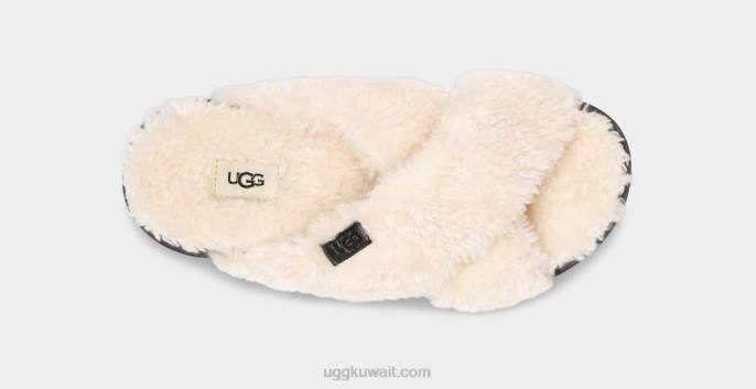 زغب السكر عبر الشريحة طبيعي / أسود نحيف UGG 08HB830