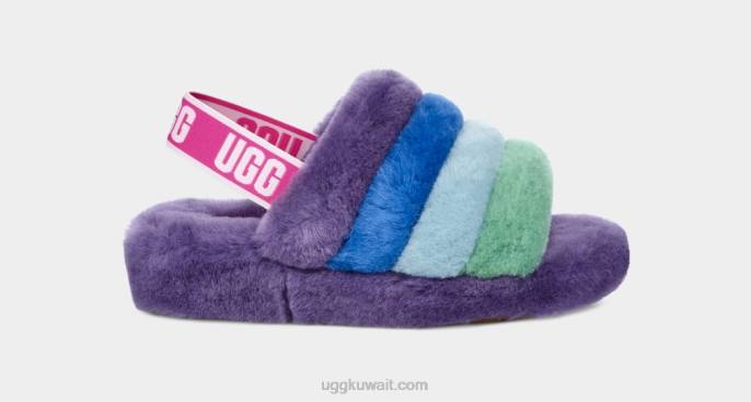 نعم شريحة فخر زغب فخر قوس قزح الأرجواني نحيف UGG 08HB837
