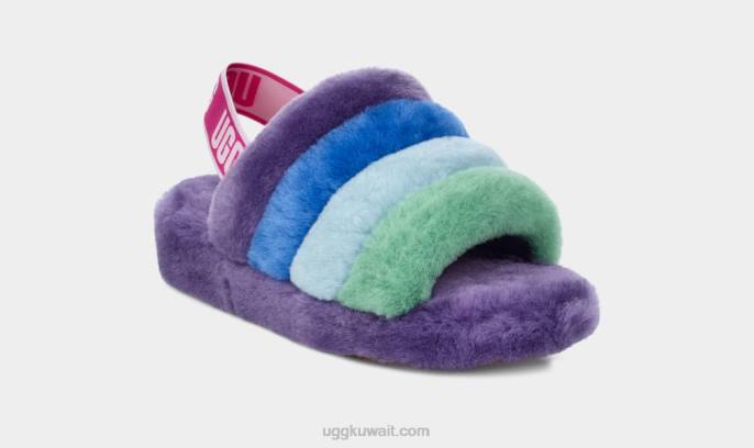 نعم شريحة فخر زغب فخر قوس قزح الأرجواني نحيف UGG 08HB837