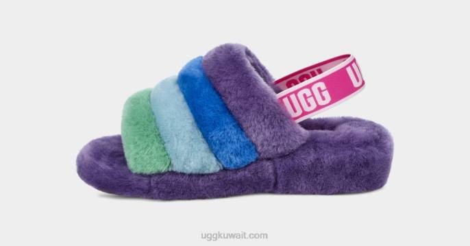 نعم شريحة فخر زغب فخر قوس قزح الأرجواني نحيف UGG 08HB837