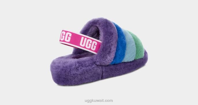 نعم شريحة فخر زغب فخر قوس قزح الأرجواني نحيف UGG 08HB837