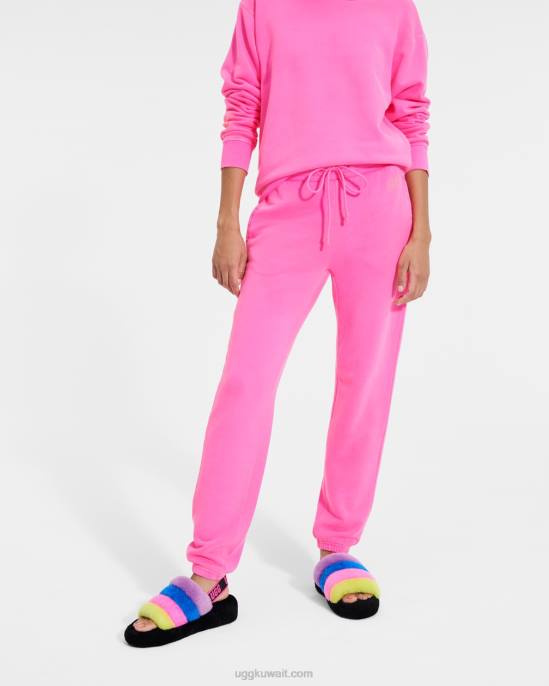 زغب شرائح الشرائح نعم أسود / وردي متعدد الألوان نحيف UGG 08HB846