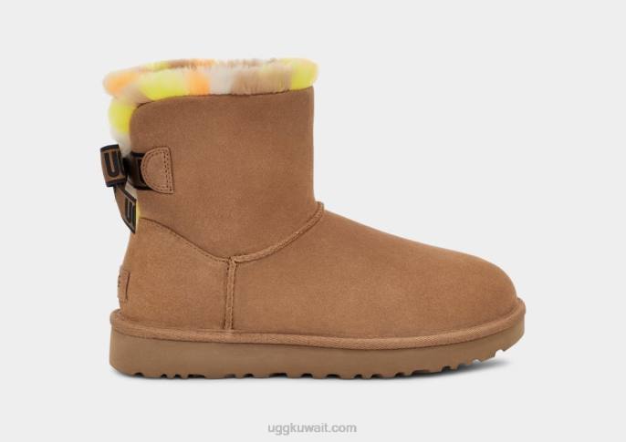 ميني بيلي القوس منقوشة فاسق كستناء نحيف UGG 08HB859