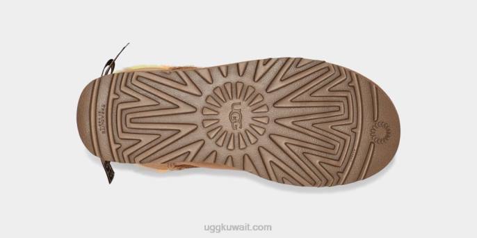 ميني بيلي القوس منقوشة فاسق كستناء نحيف UGG 08HB859