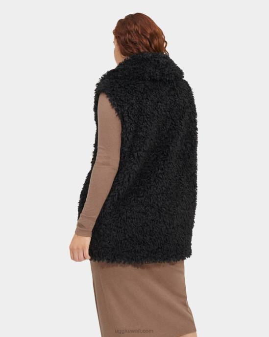 سترة من الفرو الصناعي تامي قطران نحيف UGG 08HB85