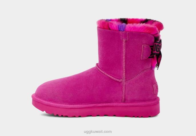 ميني بيلي القوس منقوشة فاسق ارتفع الصخور نحيف UGG 08HB861